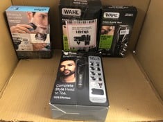 QUANTITY OF HEALTH & BEAUTY ITEMS TO INCLUDE WAHL RAPID CLIP HAIR CLIPPER, GIFT FOR HIM, HAIR CLIPPERS MEN, RECHARGEABLE CLIPPERS, LITHIUM-ION CLIPPER, MEN'S HEAD SHAVER, CORDLESS CLIPPERS MEN, HOME