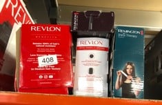 QUANTITY OF HEALTH & BEAUTY ITEMS TO INCLUDE REVLON ONE-STEP AIR STRAIGHT 2-IN-1 DRYER & AIR STRAIGHTENER | DRY & STRAIGHTEN WITH HOT AIR WITHOUT EXTREME HEAT, OPTIONAL SHINE BOOST WITH HEATED TEETH