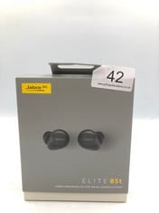 JABRA ELITE 85T TRUE WIRELESS EARBUDS ADVANCED ACTIVE NOISE CANCELLATION WITH LONG BATTERY LIFE AND POWERFUL SPEAKERS - WIRELESS CHARGING CASE - BLACK.: LOCATION - TOP 50 RACK