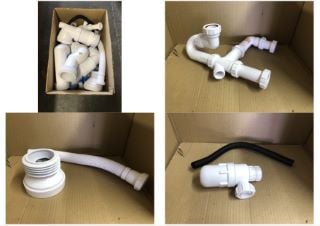 QUANTITY OF PLUMBING ITEMS TO INCLUDE DOUBLE BOWL SINK KIT 40MM: LOCATION - E