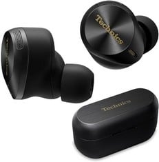 TECHNICS PREMIUM HI-FI TRUE WIRELESS BLUETOOTH EARBUDS WITH ADVANCED NOISE CANCELLING, 3 DEVICE MULTIPOINT CONNECTIVITY, WIRELESS CHARGING, HI-RES AUDIO + ENHANCED CALLING - EAH-AZ80-K , BLACK . RRP