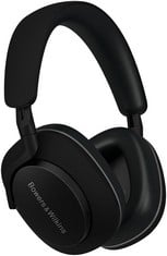 BOWERS & WILKINS PX7 S2E NOISE CANCELLING WIRELESS OVER EAR HEADPHONES WITH QUALCOMM APTX™ ADAPTIVE & QUICK CHARGE, SIX BUILT-IN MICROPHONE - ANTHRACITE BLACK RRP £379: LOCATION - A RACK