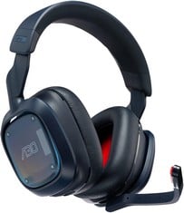 LOGITECH G ASTRO LIGHTSPEED WIRELESS GAMING HEADSET, BLUETOOTH ENABLED, DOLBY ATMOS, DETACHABLE BOOM, USBC CHARGING, FOR XBOX, PS5, PS4, NINTENDO SWITCH, PC, ANDROID - BLUE RRP £179: LOCATION - A RAC