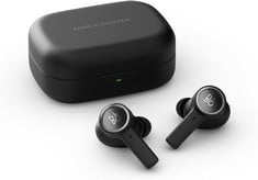 BANG & OLUFSEN BEOPLAY EX - HIGH-END WIRELESS BLUETOOTH NOISE CANCELLING EARPHONES, WATERPROOF EARBUDS FOR WORK, SPORT AND PLAY WITH CHARGING CASE - BLACK ANTHRACITE RRP £349: LOCATION - A RACK