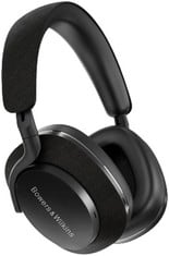 BOWERS & WILKINS PX7 S2 NOISE CANCELLING WIRELESS OVER EAR HEADPHONES WITH BLUETOOTH 5.0 & QUICK CHARGE, BUILT-IN MICROPHONE - BLACK RRP £299: LOCATION - A RACK