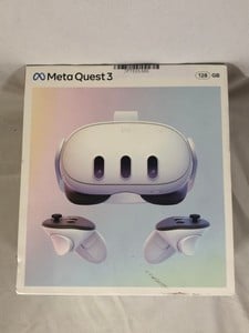 META QUEST 3 128GB V.R HEADSET (RRP - £479) MODEL NO S3A:: LOCATION - B