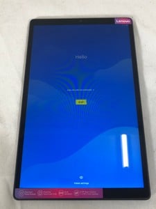 LENOVO TAB M10 HD (2GB+32GB) TABLET WITH WIFI: MODEL NO P22T:: LOCATION - B