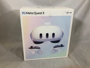 META QUEST 3 V.R HEADSET (RRP - £479): MODEL NO S3A: LOCATION - B