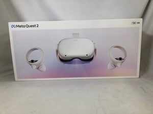 META QUEST 2 128GB V.R HEADSET: MODEL NO KW49CM: LOCATION - B