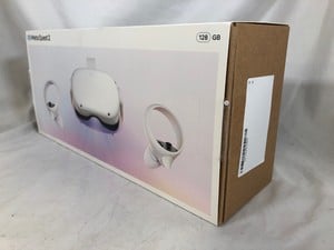 META QUEST 2 128 GB ALL IN ONE VR HEADSET: MODEL NO KW49CM: LOCATION - B