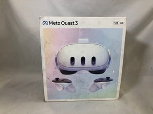 META QUEST 3 128 GB VR HEADSET (RRP - £479): MODEL NO S3A: LOCATION - B