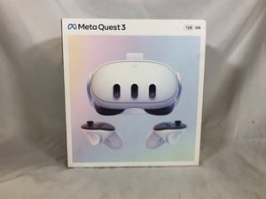 META QUEST 3 128GB V.R HEADSET (RRP - £479): MODEL NO S3A: LOCATION - B