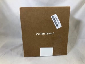 META QUEST 3 128 GB VR HEADSET (RRP - £479): MODEL NO S3A: LOCATION - B