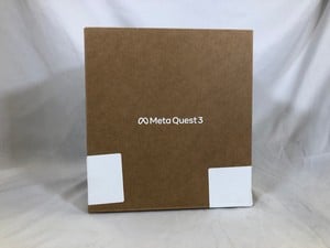 META QUEST 3 128GB V.R HEADSET (RRP - £479): MODEL NO S3A: LOCATION - B