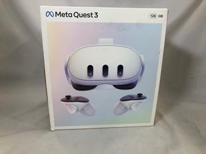 META QUEST 3 128 GB VR HEADSET (RRP - £479): MODEL NO S3A: LOCATION - B