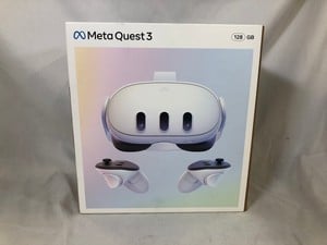 META QUEST 3 128GB RRP £479 VR HEADSET (RRP - £479): MODEL NO S3A: LOCATION - B