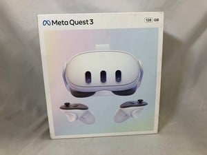 META QUEST 3 128 GB VR HEADSET (RRP - £479): MODEL NO S3A: LOCATION - B