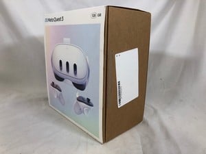 META QUEST 3 128 GB VR HEADSET (RRP - £479): MODEL NO S3A: LOCATION - B