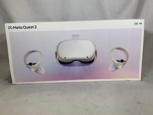 META QUEST 2 128 GB VR HEADSET.: LOCATION - B