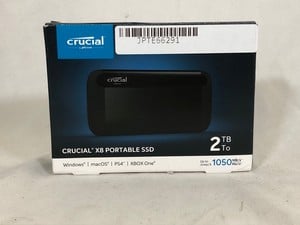 CRUCIAL 2TB X8 PORTABLE SSD SSD: MODEL NO CT2000X8SSD9A: LOCATION - B