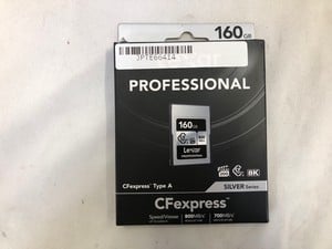 LEXAR 160GB CF EXPRESS TYPE A MEMORY CARD (RRP - £143).: LOCATION - B