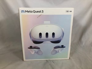 META QUEST 3 V.R HEADSET (RRP - £479): MODEL NO S3A: LOCATION - C