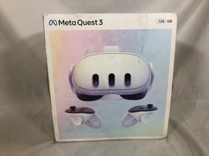 META QUEST 3 128GB V.R HEADSET:  RRP 479 MODEL NO S3A: LOCATION - C