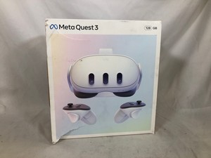 META QUEST 3 128 GB VR HEADSET (RRP - £479): MODEL NO S3A: LOCATION - C