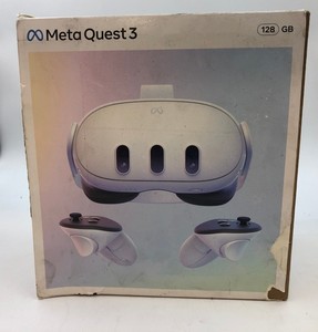 META QUEST 3 128 GB VR HEADSET (RRP - £479): MODEL NO S3A: LOCATION - C