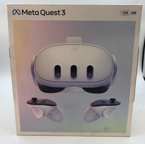 META QUEST 3 128GB RRP £479 VR HEADSET (RRP - £479).: LOCATION - A