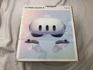 META QUEST 3 512GB VR HEADSET: MODEL NO S3A: LOCATION - A