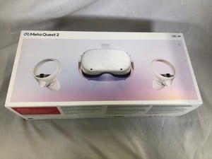 META QUEST 2 128GB V.R HEADSET MODEL NO KW49CM: LOCATION - A