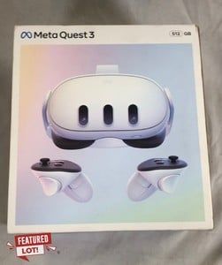 META QUEST 3 512GB VR HEADSET: MODEL NO S3A: LOCATION - A