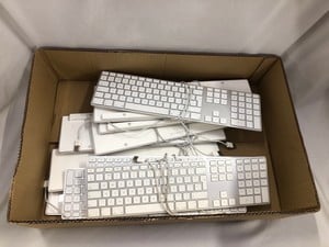 10X  APPLE QWERTY KEYBOARD MODEL A1243.: LOCATION - A