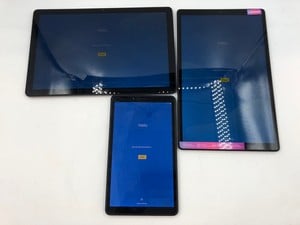 2X LENOVO TAB M10 64GB + LENOVO TAB M7 32GB   TABLET WITH WIFI.: LOCATION - A