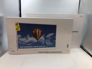 UNBRANDED  PORTABLE MONITOR. (SMASHED / SALVAGE / SPARES): LOCATION - A