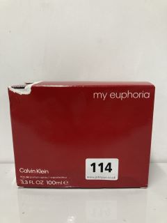 CALVIN KLEIN MY EUPHORIA EAU DE PARFUM SPRAY 100ML - RRP.£80