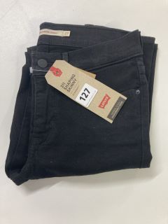 LEVIS 311 SHARPING SKINNY BLAC JEANS - SIZE: 27 X 30 - RRP.£80 (682012)