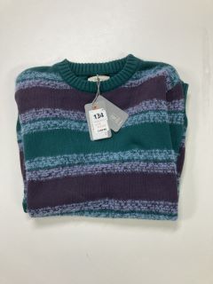 FAR AFIELD STRIPE JUMPER - SIZE: L - RRP.£125