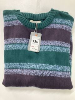 FAR AFIELD STRIPE JUMPER - SIZE: XL - RRP.£125