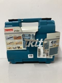 MAKITA 212 PIECE DRILL AND SCREWBIT SET - RRP.£58