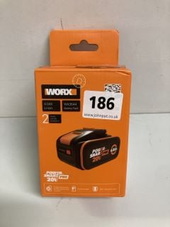 WORX 4.0AH LI-ION WA3644 BATTERY PACK