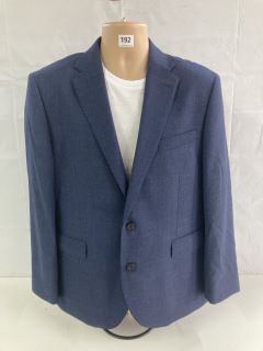 JOHN LEWIS S100 BIRDSEYE REGULAR FUT SUIT JACKET - BLUE - SIZE 42L - RRP £170 (682012)