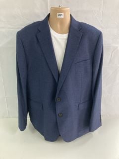 JOHN LEWIS S100 BIRDSEYE REGULAR FIT SUIT JACKET - BLUE - SIZE: 50R - RRP.£170 (SUIT JACKET ONLY) (682855)