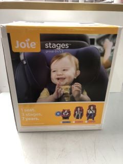 JOIE STAGES CHILD CAR SEAT GROUP (0+/1/2) - COAL (RRP.£160)