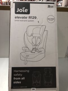 JOIE ELEVATE R129 CHILD RESTRAINT SYSTEM COLOUR SHALE (RRP £80.00)