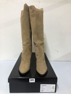 JOHN LEWIS SELENE TAN BOOTS - SIZE 7 (682165)