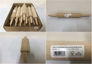 BOX OF JOHN LEWIS FSC CERTIFIED REVOLVING ROLLING PINS (669360)