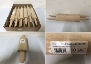 BOX OF JOHN LEWIS FSC CERTIFIED REVOLVING ROLLING PINS (669360)