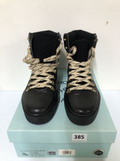 SHOE THE BEAR STB - AGDA L WARM LINED BLACK BOOTS - SIZE 5 (682157)